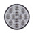 4" Round Economy Red Turn and Tail Light W/12 LEDS W/ Clear Reflector