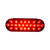 Red Oval Economy Light W/ 24 LED Diodes-Bulk