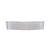 SS 15" DROP VISOR KENWORTH T680 W/ 24-3/4"CLEAR AMBER LIGHTS