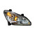 Kenworth T680 2022+ LED Headlight w/ Heated Lens & Sequential Turn Signal Chrome (Passenger)