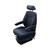 LOW RIDE SEAT BLACK, REMOVABLE HEAD REST