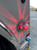 Red Watermelon Glass on Flush Mount Kit, 3 Wire, Twist Lock Socket