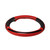 18" COBRA GRIP STEERING WHEEL COVER - BLACK & RED