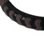18" COBRA GRIP STEERING WHEEL COVER - BLACK & BROWN