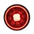 4" ROUND CHASM LIGHT, RED
