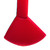 30" RED CARBON FIBER STYLE GEAR SHIFT BOOT COVER