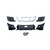 FL Cascadia 2008-2017 Bumper with Chrome LED Fog Lights-Unassembled