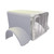 PETERBILT 389 ALUMINUM HOOD W/ FIBERGLASS FENDERS, STAINLESS STEEL GRILLE & SURROUND