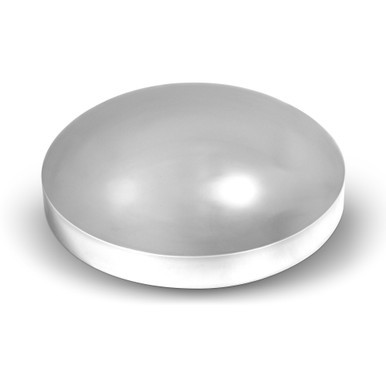 8" ROUND REAR CHROME HUB CAP
