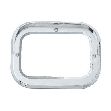 RECTANGULAR CHROME LIGHT BEZEL