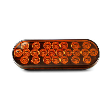 OVAL ECONOMY LIGHT W/ 24 LED DIODES – AMBER