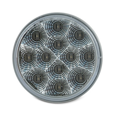 4″ ROUND SPYDER LIGHT W/ 12 DIODES – RED LED/CLEAR LENS