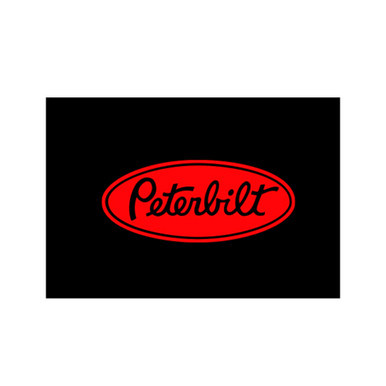 18" x 12" PB LOGO MUD FLAP - RED