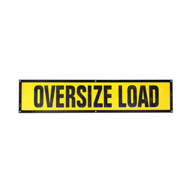 18" X 84" GROMMET OVERSIZED LOAD SIGN