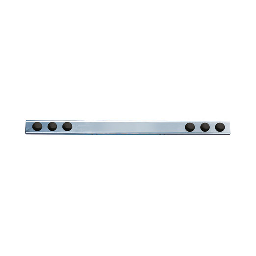 STAINLESS 1 PIECE REAR LIGHT BAR W/ 8 - 4" LIGHT HOLES