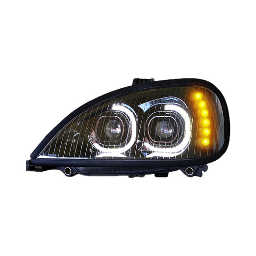 FREIGHTLINER COLUMBIA LED HEADLIGHT BLACK (PASSENGER)