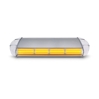 22" LED STROBE LIGHT BAR - CLEAR LENS AMBER