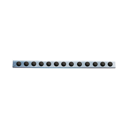 STAINLESS 1 PIECE REAR LIGHT BAR W/ 13 - 4" LIGHTS HOLES