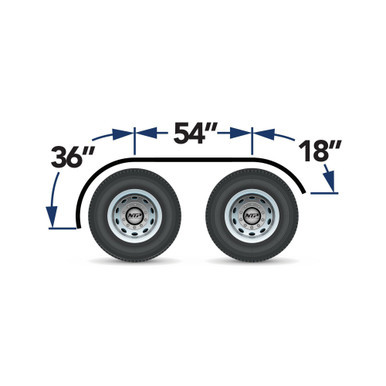 108" SMOOTH FULL FENDER ROLLED EDGE - 16 GAUGE