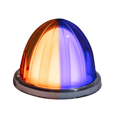 DUAL COLOR GLO WATERMELON LIGHT – AMBER & BLUE/ CLEAR LENS