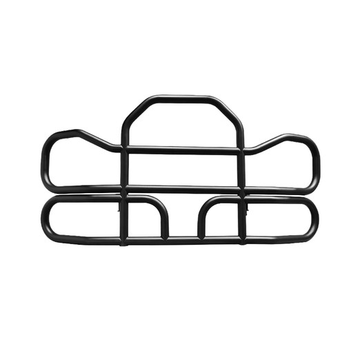 BLACK STAINLESS STEEL GRILLE GUARD FOR VOLVO 2018+ W/ 3RD GEN LOCK BRACKET