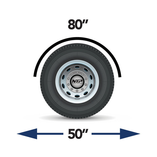 80" SMOOTH SINGLE AXLE PAINTABLE ALUMINUM FENDERS - 8 GAUGE