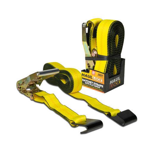 2" X 30' RATCHET STRAP W/ FLAT HOOK