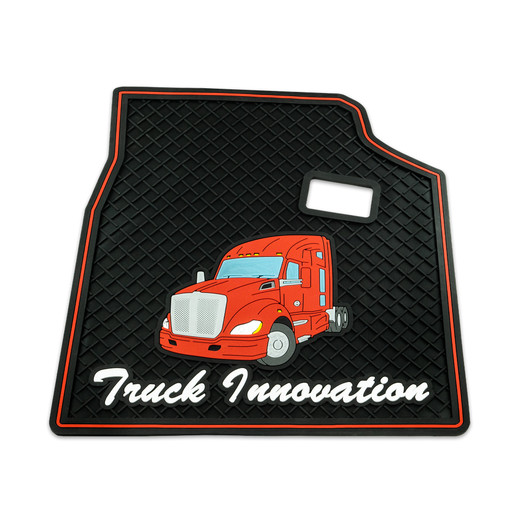 KW T680 13-16 Floor Mats  Red