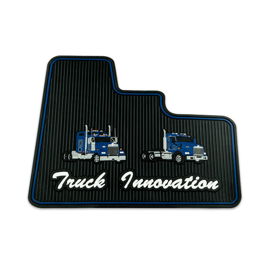KW W900/T800/T600 RUBBER FLOOR MAT BLUE (DRIVER & PASSENGER)