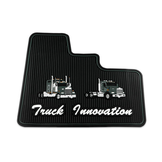 KW W900/T800/T600 RUBBER FLOOR MAT GRAY (DRIVER & PASSENGER)