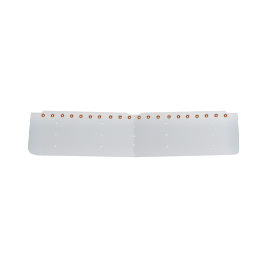 International Prostar 14" Drop Visor with 20-3/4" Amber lights
