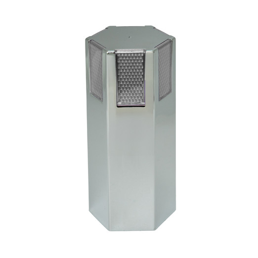 33mm HEXAGON LUG NUT COVER W/ CLEAR REFLECTOR THREAD ON – 5″