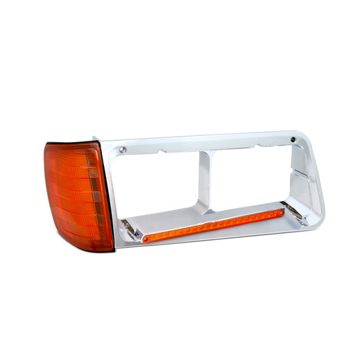 Freightliner FLD 120 Headlight Bezel With Turn Signal-Driver Side