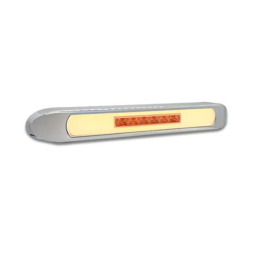 9.5" GLO LIGHT BAR, CLEAR AMBER