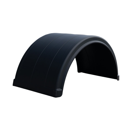 75" Poly Single Axle Fender-Black