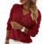 Knitted Hollow V-neck Sweater S250-D0100HPXLEG Knitted Hollow V-neck Sweater S250-D0100HPXLEG