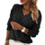 Knitted Hollow V-neck Sweater S250-D0100HPXLEG Knitted Hollow V-neck Sweater S250-D0100HPXLEG