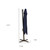 10' Navy Blue Polyester Square Tilt Cantilever Patio Umbrella With Stand N270-485644 10' Navy Blue Polyester Square Tilt Cantilever Patio Umbrella With Stand N270-485644