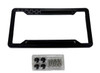 Black 3D American Flag License Plate Frame 