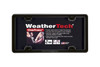 WeatherTech Clear License Plate Frame Black