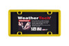 WeatherTech Clear License Plate Frame Yellow