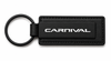Kia Carnival Black Leather Keychain