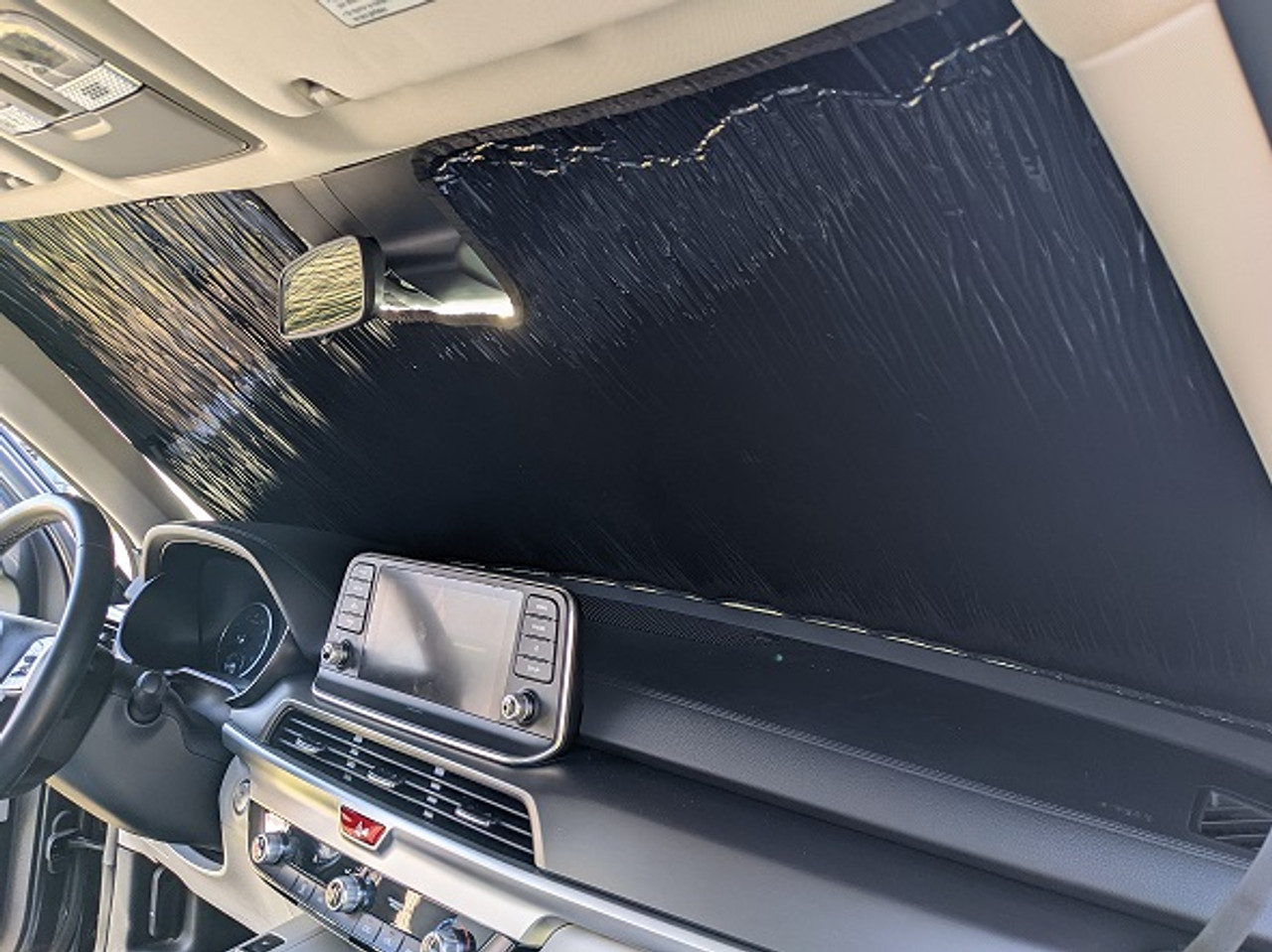 2020-2024 Kia Telluride WeatherTech Sun Shade interior shot