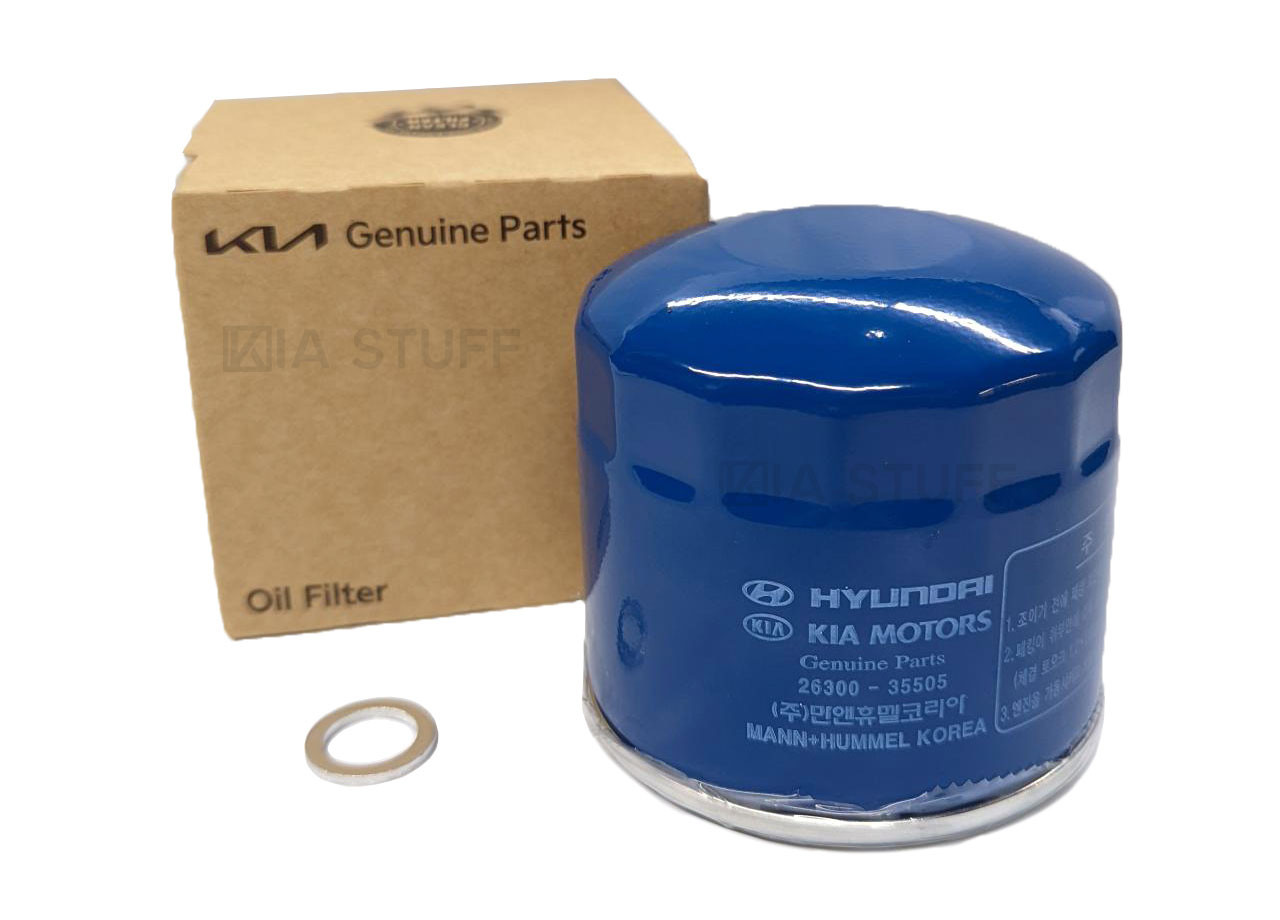 Genuine Kia Oil Filters -  Image is a representation