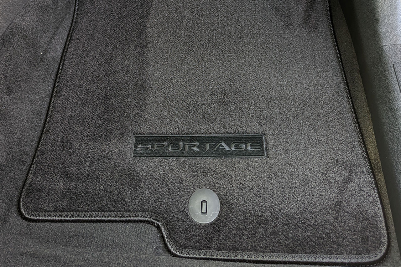 Genuine OEM Kia Sportage Floor Mats | 2023-2025 | Black Carpet | Set DWF14AU001