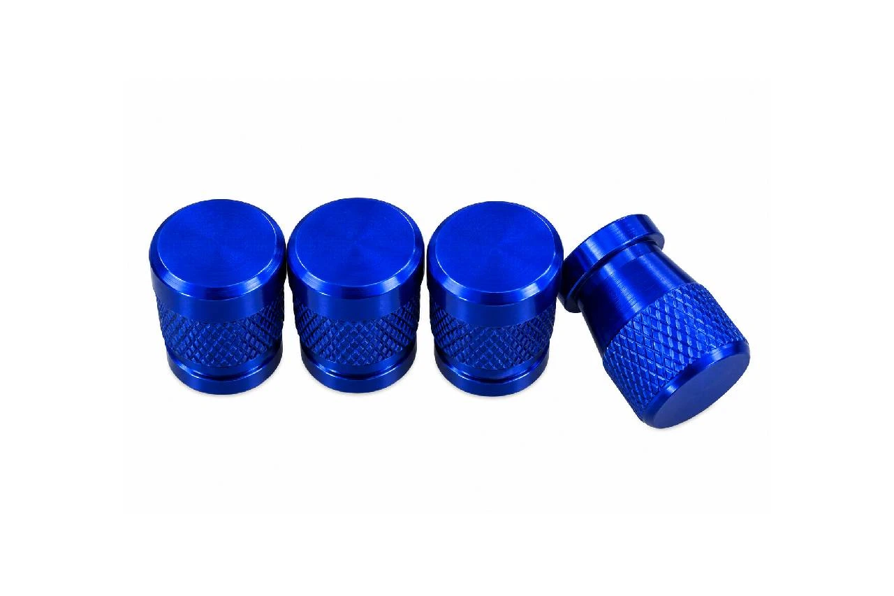 Blue Old Logo Kia Valve Stem Caps