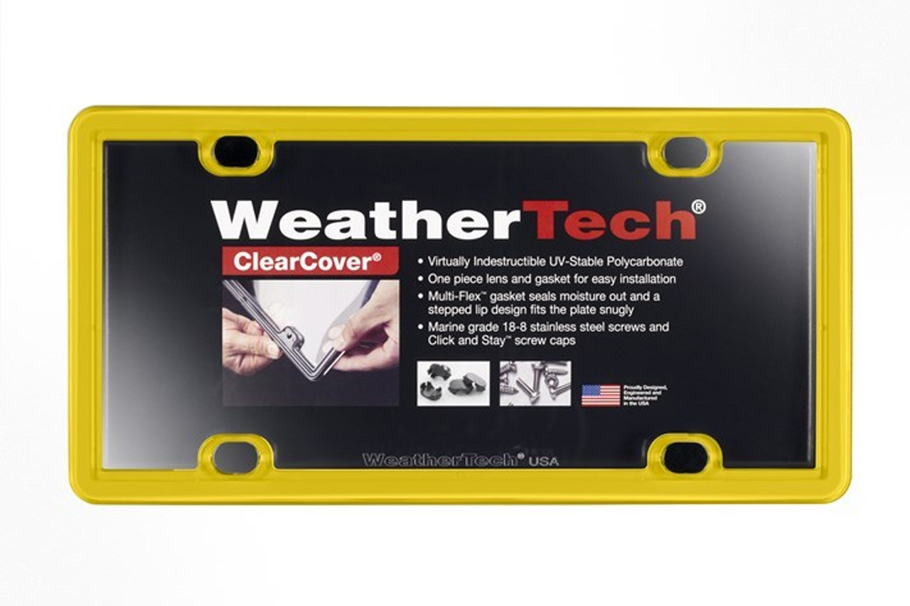 WeatherTech License Plate Frame Cover | Kia Stuff