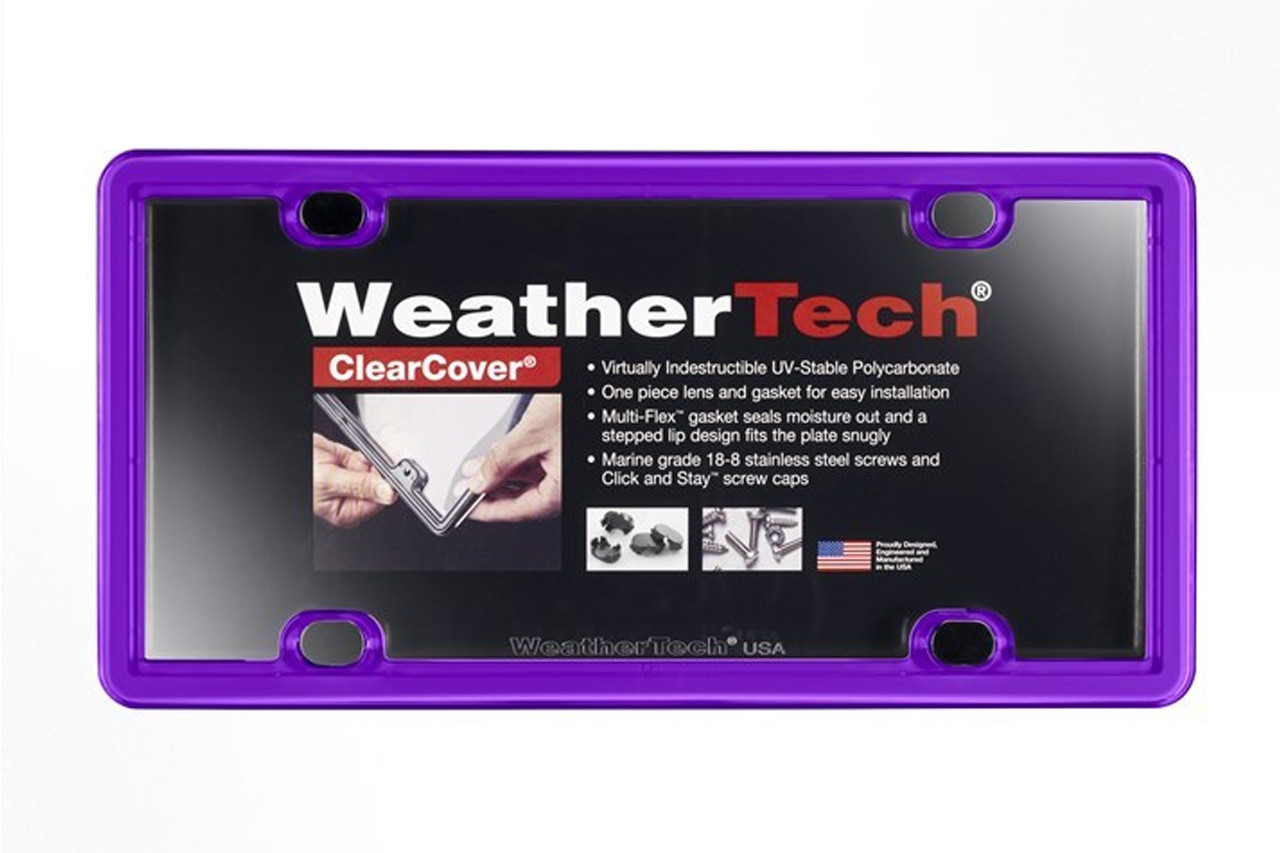 Purple WeatherTech License Plate Frame