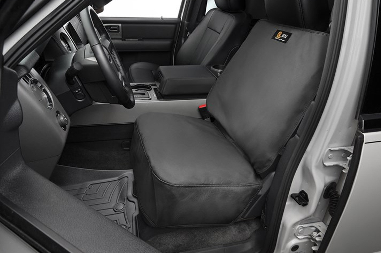 2010-2024 Kia Soul WeatherTech Seat Protector Charcoal Drivers Side