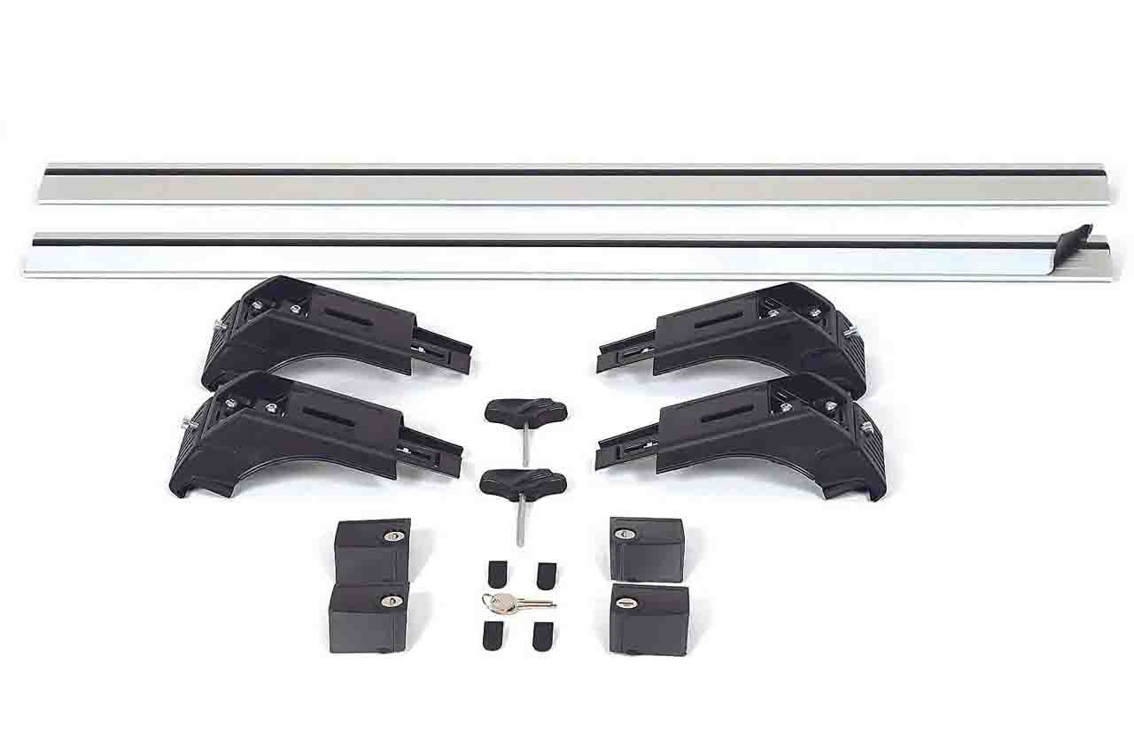 BrightLines Roof Crossbars For 2016-2020 Kia Sorento – No Sunroof, Black Aluminum, OE Spec